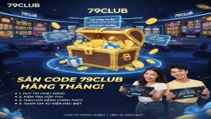Cách Nhận Code Khuyến Mãi Tri Ân Hàng Tháng 79Club Siêu Dễ
