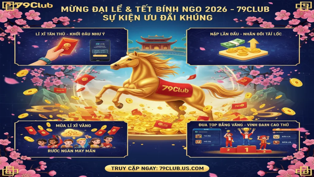 Ưu đãi mừng đại lễ và Tết Nguyên Đán 2026 79Club