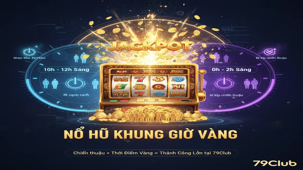 Thời điểm vàng để quay hũ dễ nổ nhất 2026 79Club